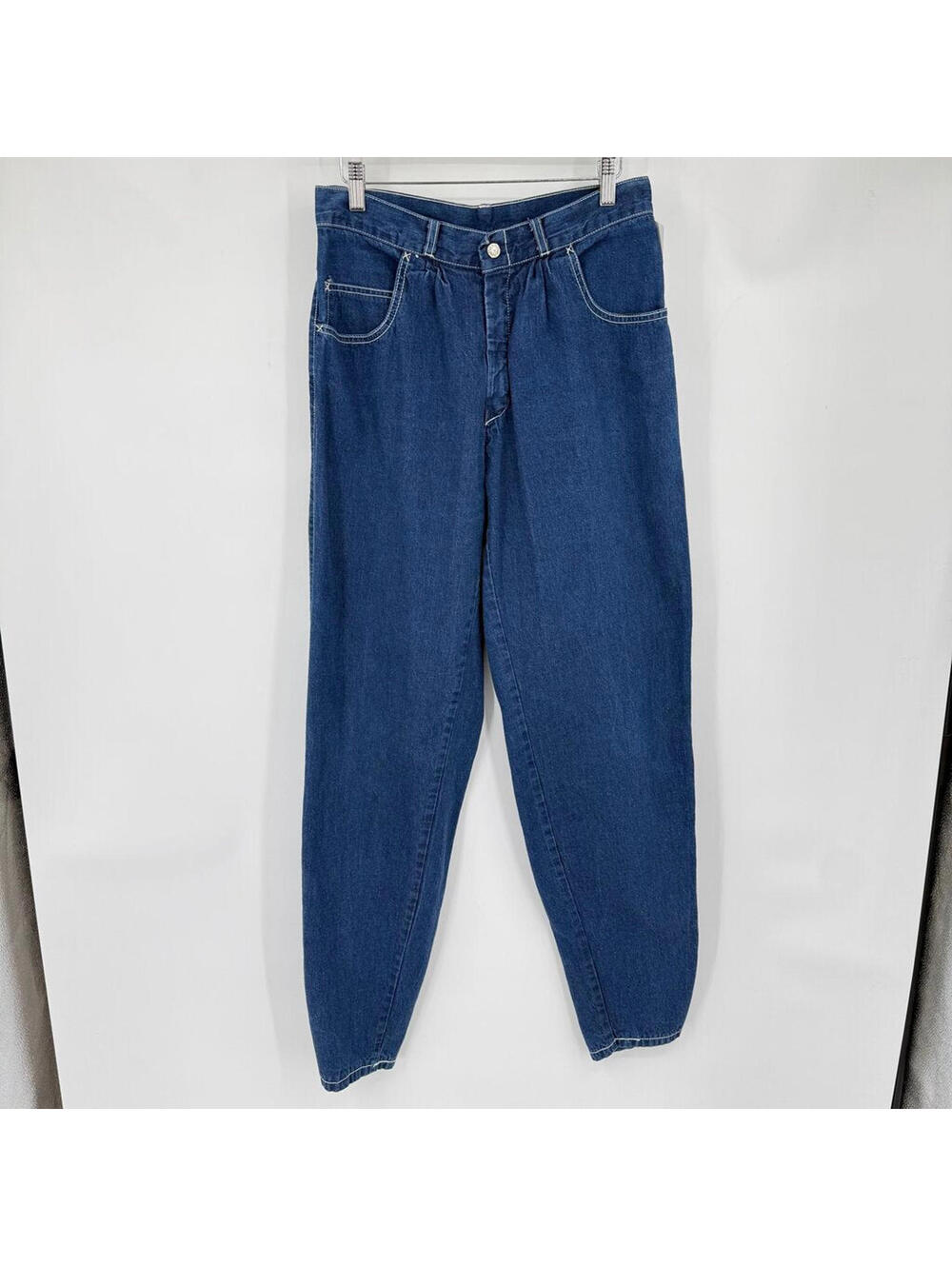 Women's Time and Place 80's/90's Pleated Jeans Blue Vintage 10